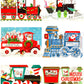 Vintage Christmas Santa Claus Vehicles Card Collage Sheets Printable PDF Instant Digital Download Planes Trains Automobiles 110 Images