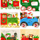 Vintage Christmas Santa Claus Vehicles Card Collage Sheets Printable PDF Instant Digital Download Planes Trains Automobiles 110 Images