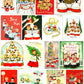 Vintage Christmas Choir Boys Collage Sheets Printable PDF Instant Digital Kitsch Cute Holiday Caroling Church Kids 80 Retro Images