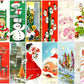 700 + Vintage MCM Printable Christmas Gift Tags Cute Retro Graphics PDF Instant Digital Download HUGE Lot of Holiday Present Tags 708 Images