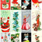 700 + Vintage MCM Printable Christmas Gift Tags Cute Retro Graphics PDF Instant Digital Download HUGE Lot of Holiday Present Tags 708 Images