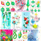 Vintage Printable Pretty Pastels Retro Christmas Ornaments Card Collage Sheets 38 Images PDF Instant Digital Download MCM Kitschmas Clipart