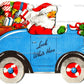 Vintage Printable Santas Special Delivery Vehicles Christmas Cards PDF Instant Digital Download Kitsch Mid Century Car Truck Bus Images