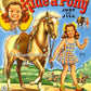 Vintage Paper Dolls Ride A Pony 1944 Printable PDF Instant Digital Download Cute Little Cowgirl Cowboy Western Dolls and Horses Clip Art
