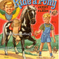 Vintage Paper Dolls Ride A Pony 1944 Printable PDF Instant Digital Download Cute Little Cowgirl Cowboy Western Dolls and Horses Clip Art