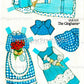 Vintage Paper Dolls The Ginghams Sarahs Country Kitchen Play Set 1979 Printable PDF Instant Digital Download Prairie Frontier Girl Clip Art