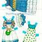 Vintage Paper Dolls The Ginghams Sarahs Country Kitchen Play Set 1979 Printable PDF Instant Digital Download Prairie Frontier Girl Clip Art