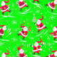 Vintage Printable Christmas Gift Wrap Skating Santa Claus Retro Wrapping Paper Collage Sheet Instant Digital Download Fun Santa Clip Art 3 Sizes
