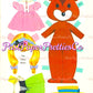 Vintage Paper Dolls Storybook Costume Dolls c. 1965 PDF Printable Instant Digital Download Cute Little Girls Fairy Tale Stories Clip Art