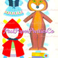 Vintage Paper Dolls Storybook Costume Dolls c. 1965 PDF Printable Instant Digital Download Cute Little Girls Fairy Tale Stories Clip Art