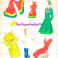 Vintage Paper Dolls TV Style Show 1949 Printable PDF Instant Digital Download Retro Television Fashion Models Starlets 5 Dolls Clip Art