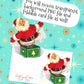 Vintage Printable Mid Century Santa Claus Surprise Jack In The Box Christmas Card Image Instant Digital Download Kitsch Holiday Clip Art