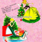 Vintage Retro 2 Pretty Holiday Ladies Christmas Card Images Printable PDF Instant Digital Download Mid Century Homemaker Happy Housewives