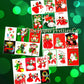 Vintage Christmas Yarn People Collage Sheets & Full Cards Printable PDF Instant Digital Kitsch Cute Yarny Holiday Couples Family 45 Images