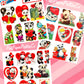 27 Vintage Printable Panda Bear Valentine Card Collage Images PDF Instant Digital Download ALL Kitsch Anthropomorphic Panda Love Clip Art