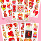 Vintage Valentines Day ALL Angels and Devils Themed Printable Card Image Collage Sheets PDF Instant Digital Download 45 Cute Hearts Clipart