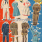 Vintage Paper Dolls Victory Volunteers WWII Military Guys n Gals Dolls 1942 Printable PDF Instant Digital Download Wartime Clip Art JPEG