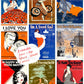 Vintage Jazz Era Sheet Music Covers Collage Images Printable PDF Instant Digital Download Flappers Tuxedoed Men Romance Art Deco Roaring 20s