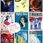 Vintage Jazz Era Sheet Music Covers Collage Images Printable PDF Instant Digital Download Flappers Tuxedoed Men Romance Art Deco Roaring 20s