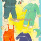 Vintage Paper Dolls Baby Brother and Sister Cute Twin Babies 1958 Printable PDF Instant Digital Download Retro MCM Infant Siblings Clip Art