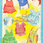 Vintage Paper Dolls Baby Brother and Sister Cute Twin Babies 1958 Printable PDF Instant Digital Download Retro MCM Infant Siblings Clip Art