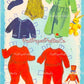 Vintage Paper Dolls Baby Brother and Sister Cute Twin Babies 1958 Printable PDF Instant Digital Download Retro MCM Infant Siblings Clip Art