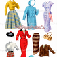 Vintage Paper Dolls Martha Hyer MCM Movie Star 1958 Printable PDF Instant Digital Download Hollywood Actress Starlet Doll Clip Art