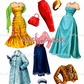 Vintage Paper Dolls Martha Hyer MCM Movie Star 1958 Printable PDF Instant Digital Download Hollywood Actress Starlet Doll Clip Art