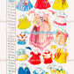 Vintage 27 Dancing School Paper Dolls 1938 PDF Printable Instant Digital Download  Adorable Kitsch Children Clipart