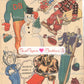 Vintage Paper Dolls Blondie Cut-Out Book 1944 Printable PDF Instant Digital Download Dagwood Bumstead Comic Strip Family Fun Clip Art  981
