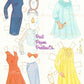 Vintage Paper Dolls Bride and Groom 1960s Printable PDF Instant Digital Download 2 Wedding Dolls and Clothes Clip Art