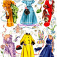 Vintage Wedding Paper Dolls Here Comes The Bride 1952 Printable PDF Instant Digital Download Bride Groom GORGEOUS Clip Art
