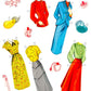 Vintage Paper Dolls Models Doll Book 1940s Printable PDF Instant Digital Download 5 Pretty MCM Ladies and Wardrobe Clip Art