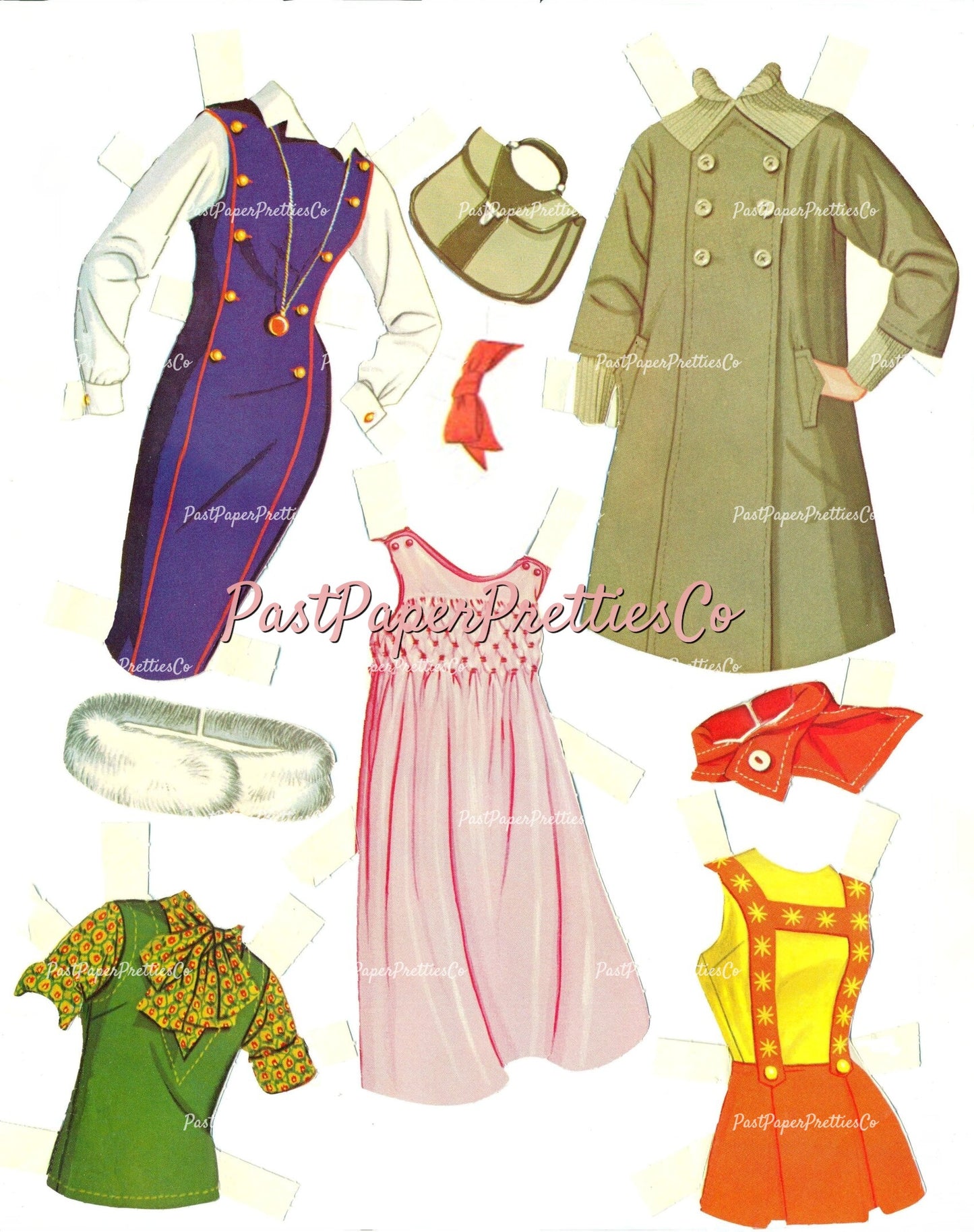 Vintage Movie Star Paper Dolls Patty Duke 1964 Printable PDF Instant Digital Download Teenager Hollywood Starlet