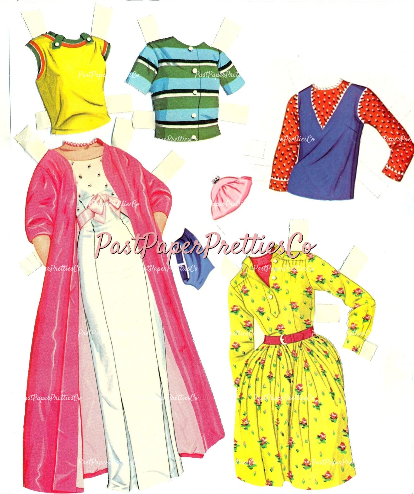 Vintage Movie Star Paper Dolls Patty Duke 1964 Printable PDF Instant Digital Download Teenager Hollywood Starlet