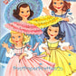 Vintage Paper Dolls Cute Umbrella Girls Printable PDF Instant Digital Download Kitschy Flower Parasol Girls Wrap Around Dresses