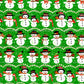 Vintage Printable Christmas Gift Wrap Cute Snowman Family Collage Sheet Instant Digital Download Kitsch Snow People Wrapping Paper Clip Art