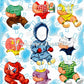 Vintage Paper Dolls Baby Parade 1955 Printable PDF Instant Digital Download Cute MCM Babies & Outfits Clip Art