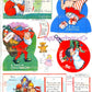 Vintage Printable Retro Christmas Cards Cut Outs 20 MCM Designs PDF Instant Digital Download 1956 Kitsch Kawaii Holiday Clip Art