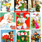 Vintage Printable Christmas Mailbox You've Got Mail Collage Sheets Retro MCM 36 Card Images PDF Instant Digital Download Cute Xmas Letters