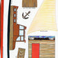 Vintage Paper Boats with Crews Buoys and Docks Punch Outs 1959 PDF Printable Instant Digital Download Toy Sailboat Motor Boats Playset