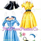 Vintage Fashion Land Paper Dolls PDF Printable Instant Digital Download 2 Pretty Models 1960s Sixties Fashions Clip Art