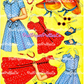 Vintage Paper Dolls Mother and Daughter Printable PDF Instant Digital Download Pretty Dolls and Clothes Queen Holden 1950s MCM Clip Art