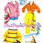 Vintage Fashion Land Paper Dolls PDF Printable Instant Digital Download 2 Pretty Models 1960s Sixties Fashions Clip Art