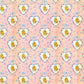 Vintage Printable Gift Wrap Kitsch Baby Girl in Flower Hearts Image Instant Digital Download Cute New Baby Shower Wrapping Paper