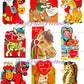 Vintage Valentines Day ALL Horses Themed Printable Card Image Collage Sheets PDF Instant Digital Download 54 Cute Pony Animal Clipart