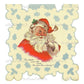 Vintage Printable MCM Snowflake Santa Claus Christmas Card Images The Night Before Christmas Story PDF Instant Digital Download