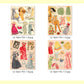 Vintage Movie Star Paper Dolls Elizabeth Taylor FIVE Set Lot 1950s PDF Printable Instant Digital Download Hollywood Actress Clipart