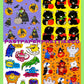 Vintage Retro 80s Halloween Sticker Sheets Printable PDF Instant Digital Download 20 Spooky Cute Designs