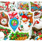 Vintage MCM Christmas Gift Seals Stickers Collages 6 Sets PDF Instant Digital Download Mid Century Kitsch Merry Xmas Holiday Tags